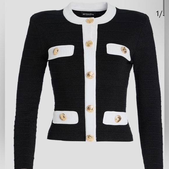 Retrofete Jackets & Blazers - Retrofete Calla bandage Knit Top XS NWOT